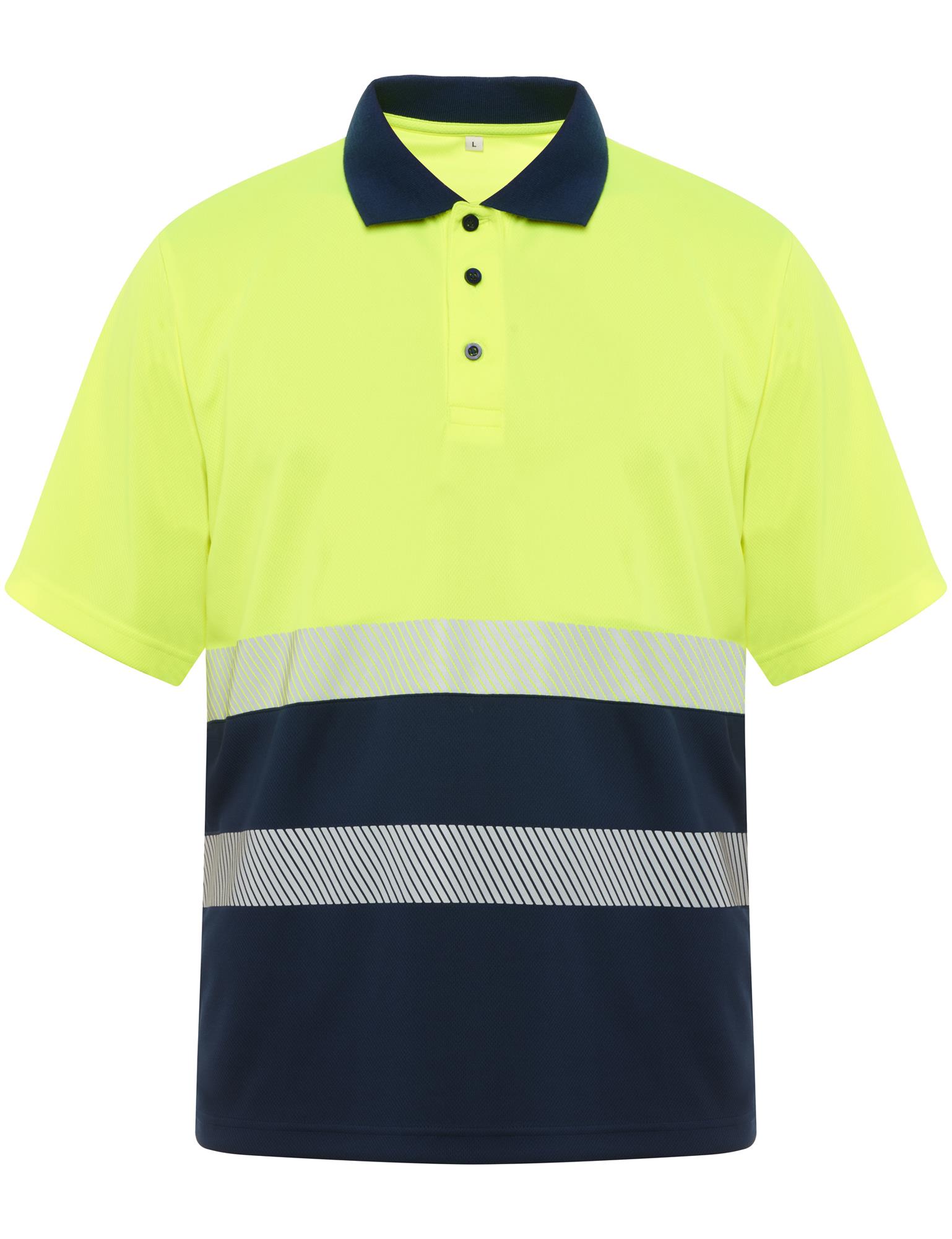 vega_high_visibility_technical_t-shirt_polo_ypsilis_eukrineias_texniko_mplouzaki